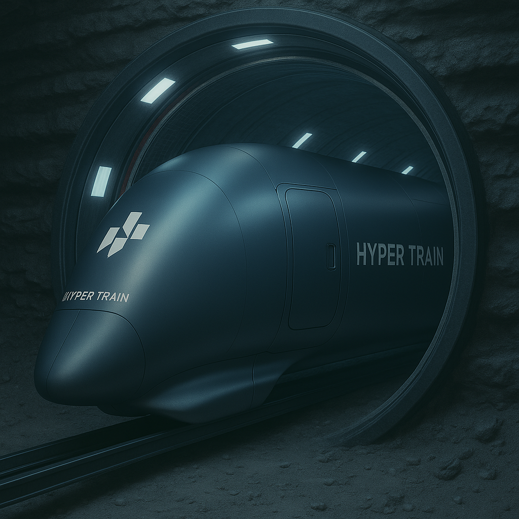 Hyperloop system concept in an underground environment