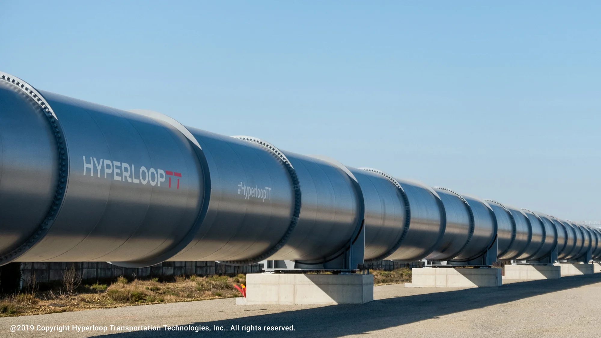 HyperloopTT track in Toulouse
