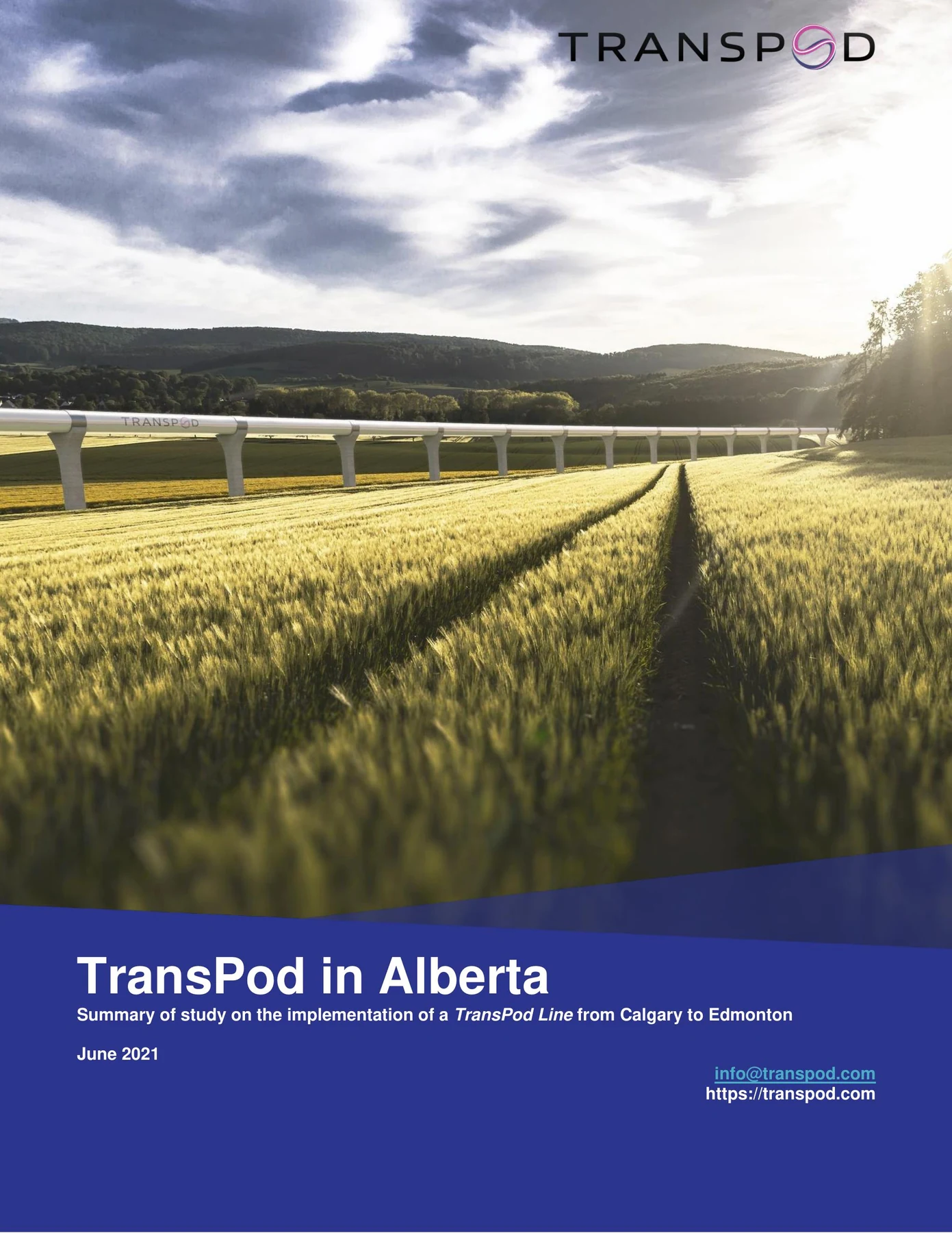 The proposed Calgary–Red Deer–Edmonton corridor in Alberta