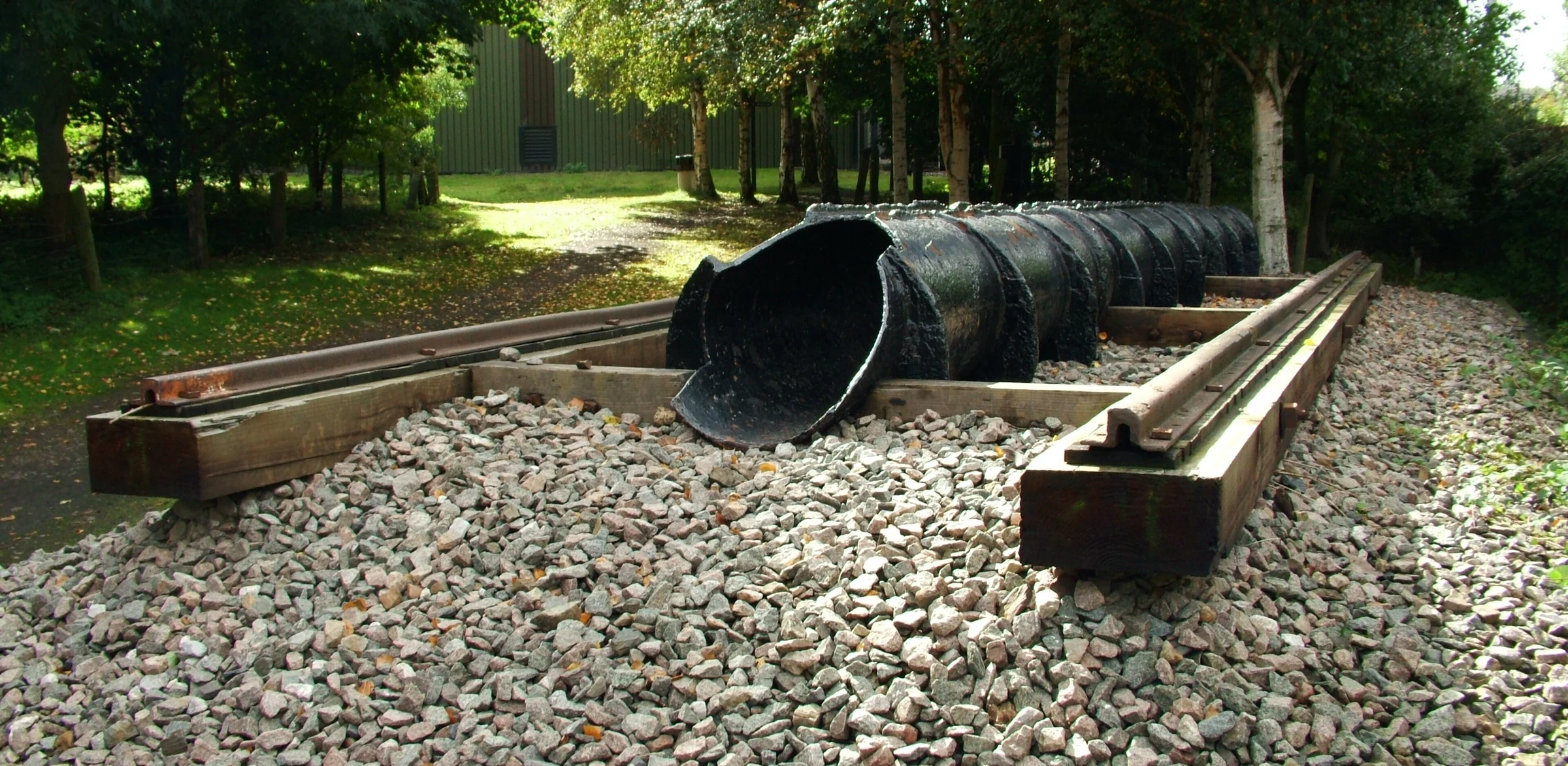 An atmospheric railway in public service in the 1840s