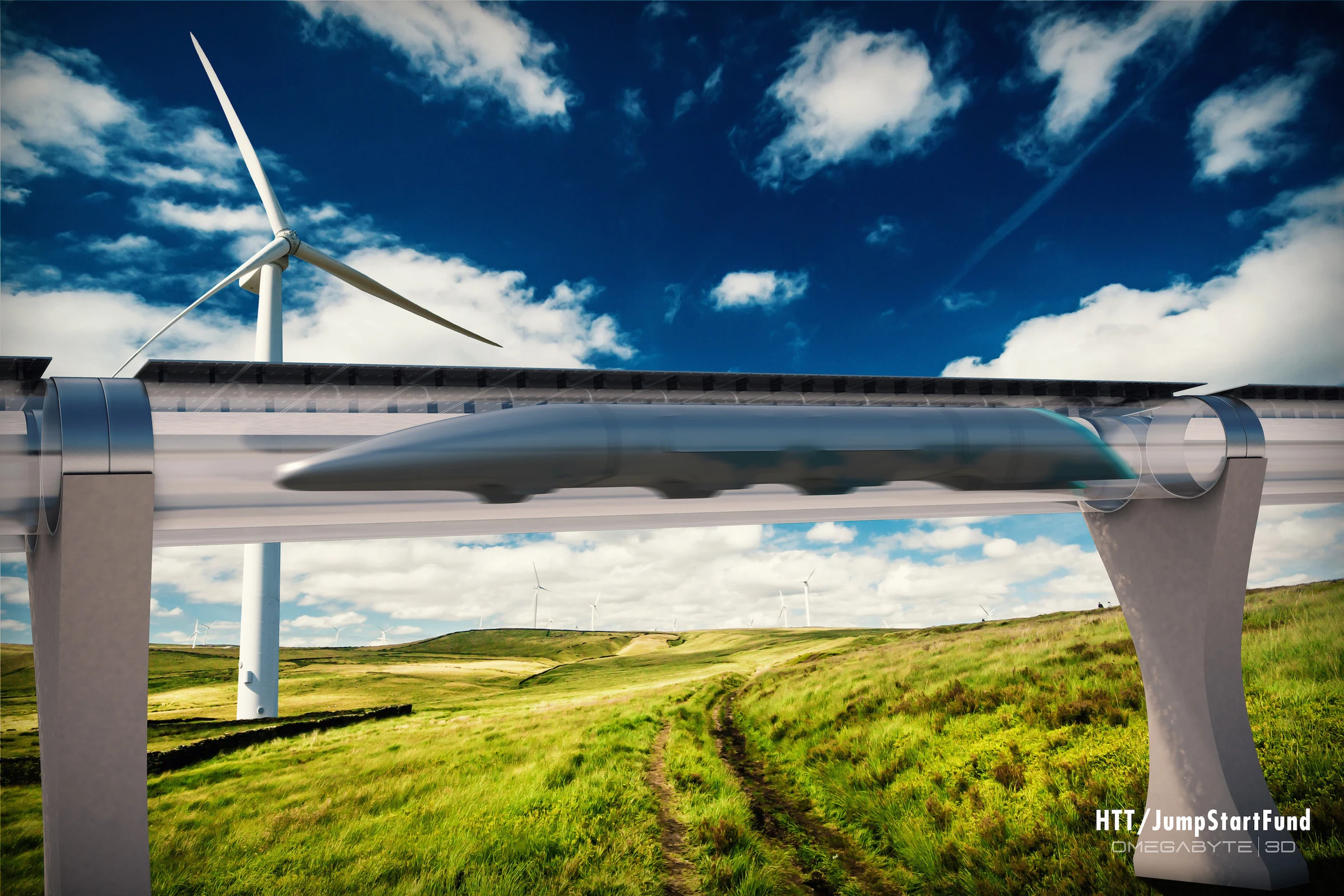 The Hyperloop Transportation Technologies founding announcement of 2013