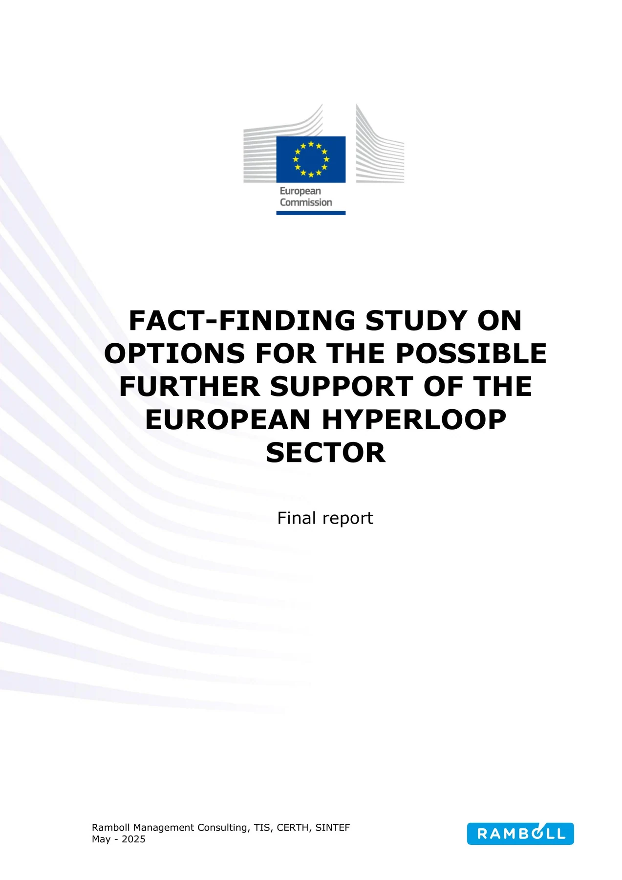 The European Commission's 2025 fact-finding study on hyperloop